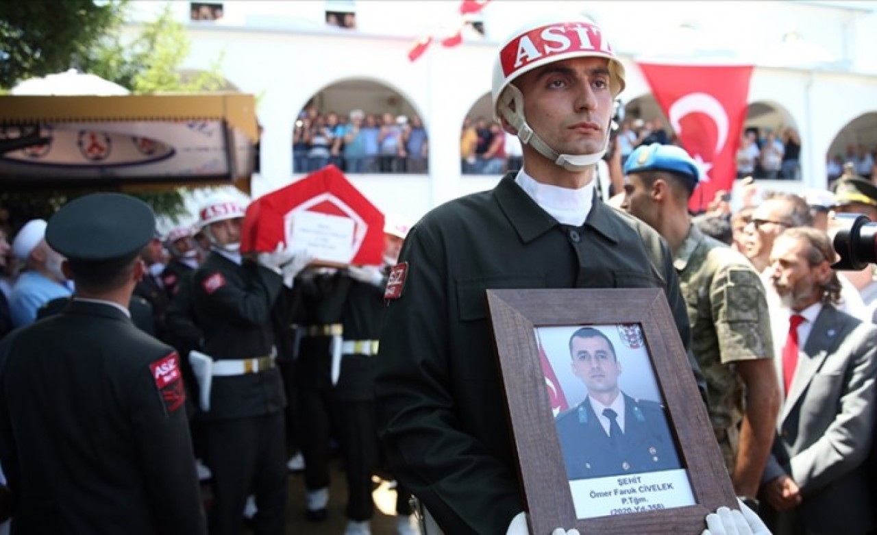 Şehit Piyade Teğmen Civelek,  Sakarya'da son yolculuğuna uğurlandı