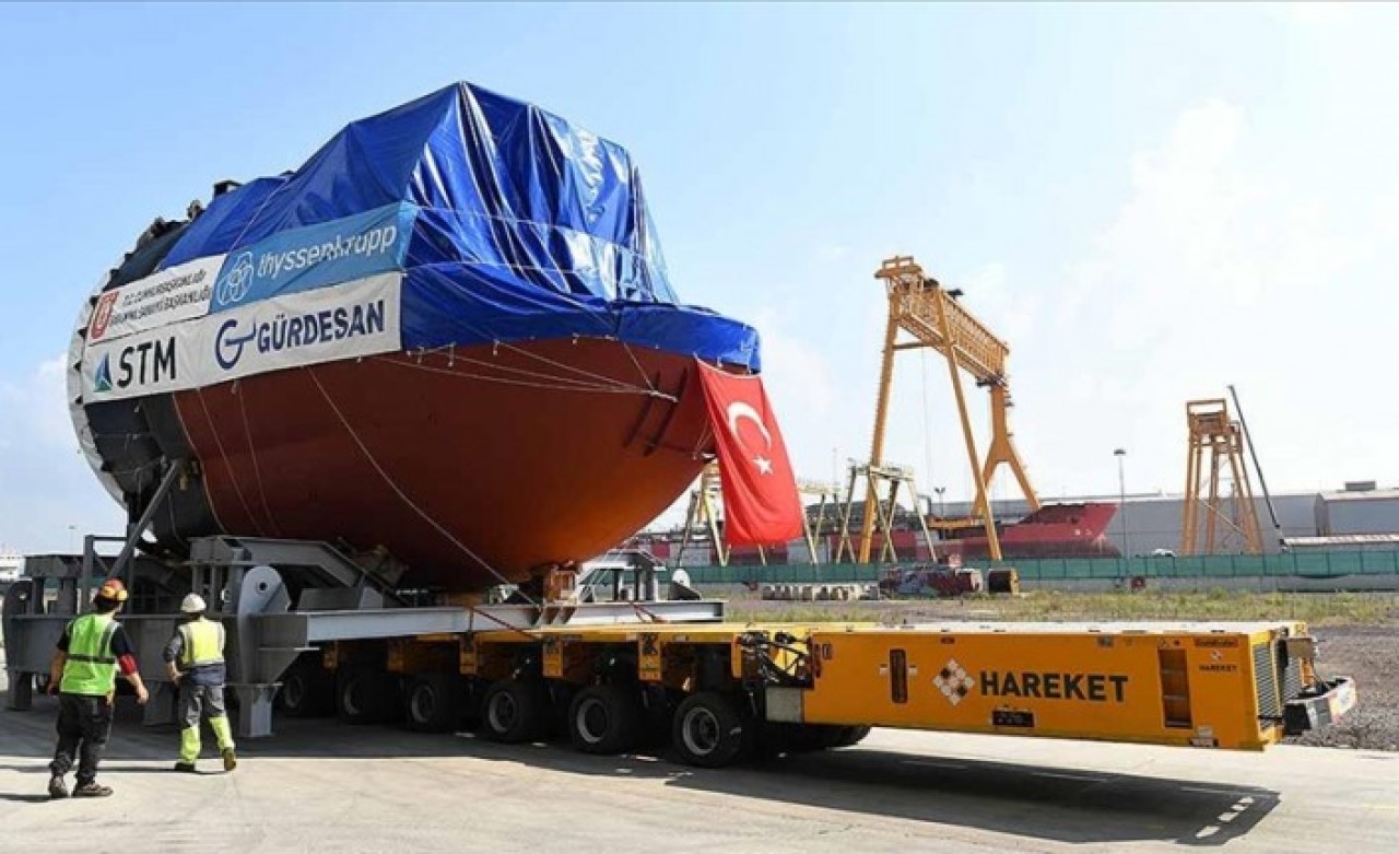 Türkiye'de ilk kez üretildi!  'Section 50' teslimatı yapıldı