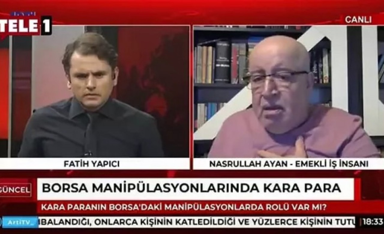 İş insanı Nasrullah Ayan,  canlı yayında kalp krizi geçirdi