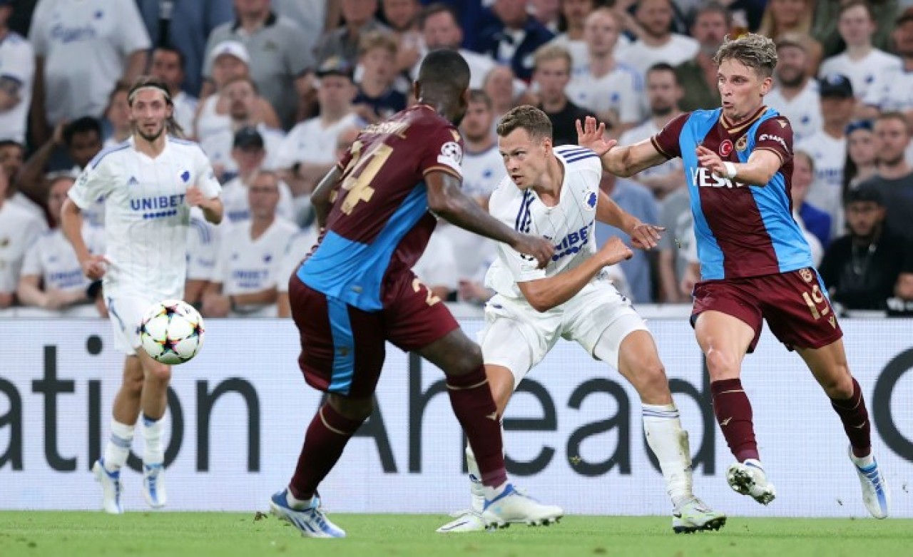 Trabzonspor Kopenhag'ta turu rövanşa bıraktı