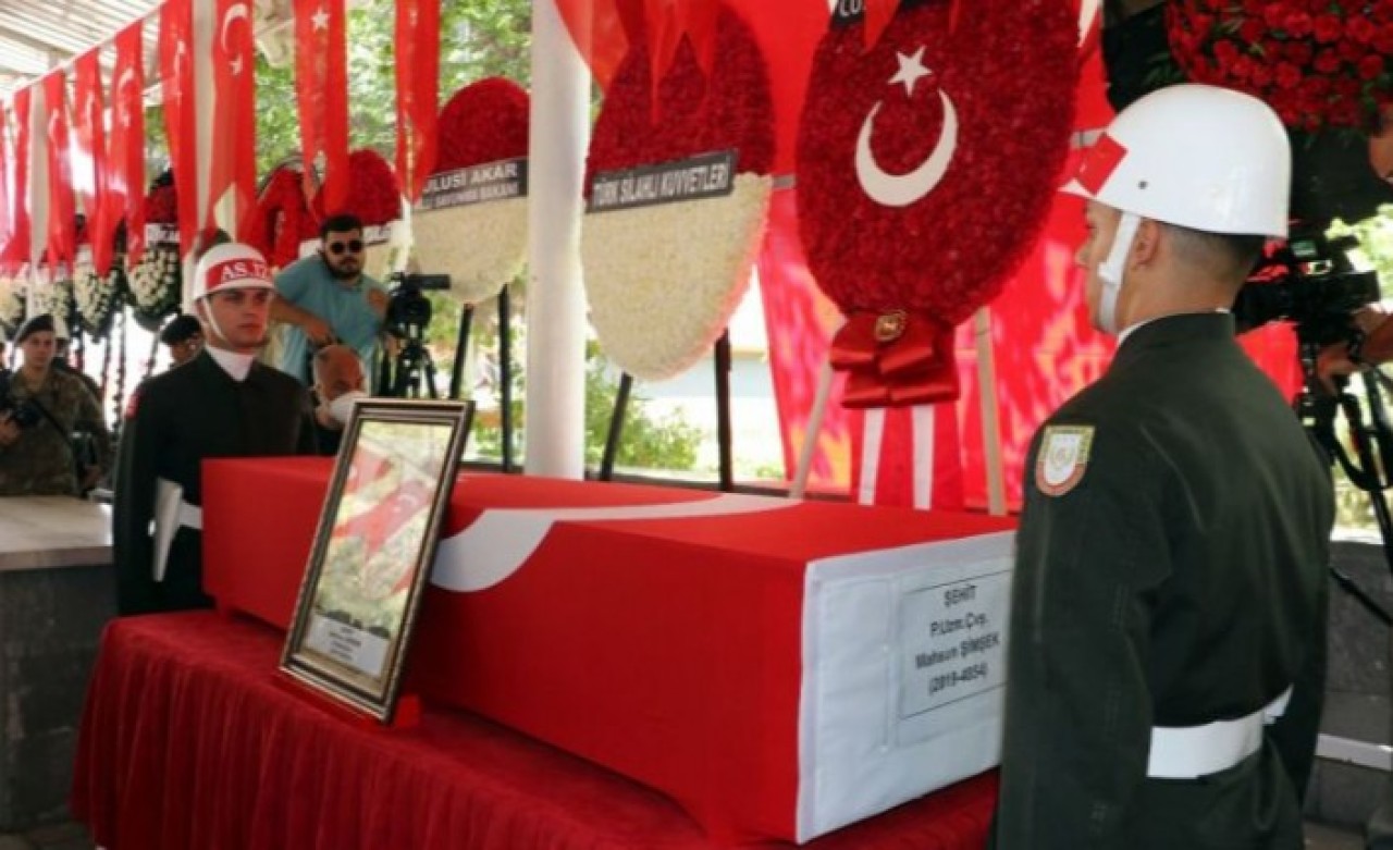 Şehit Mahsun Şimşek memleketi Gaziantep'te son yolculuğuna uğurlandı