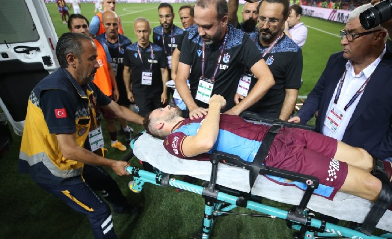 Trabzonspor'un Hatayspor maçında Visca sakatlandı: 2 ay yok