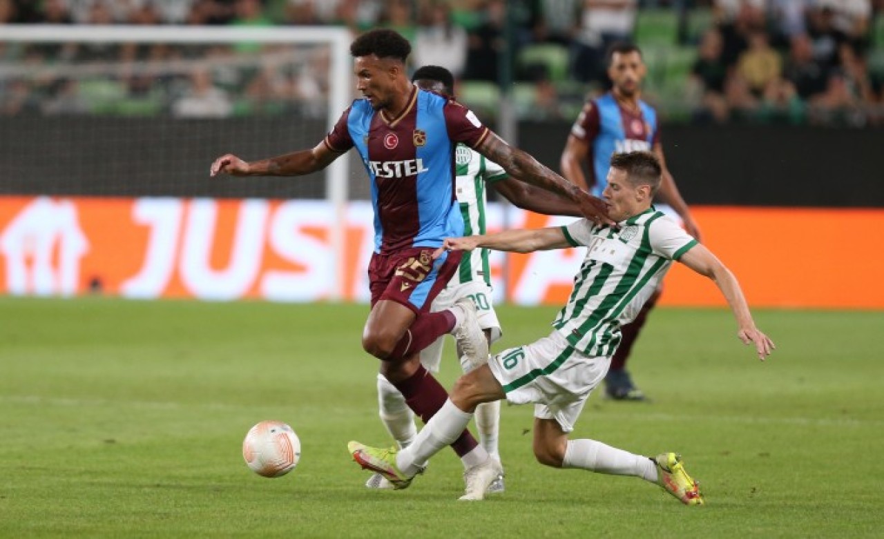 5 gol,  1 kırmızı,  1 penaltı: Trabzonspor,  Macaristan'dan çıkamadı