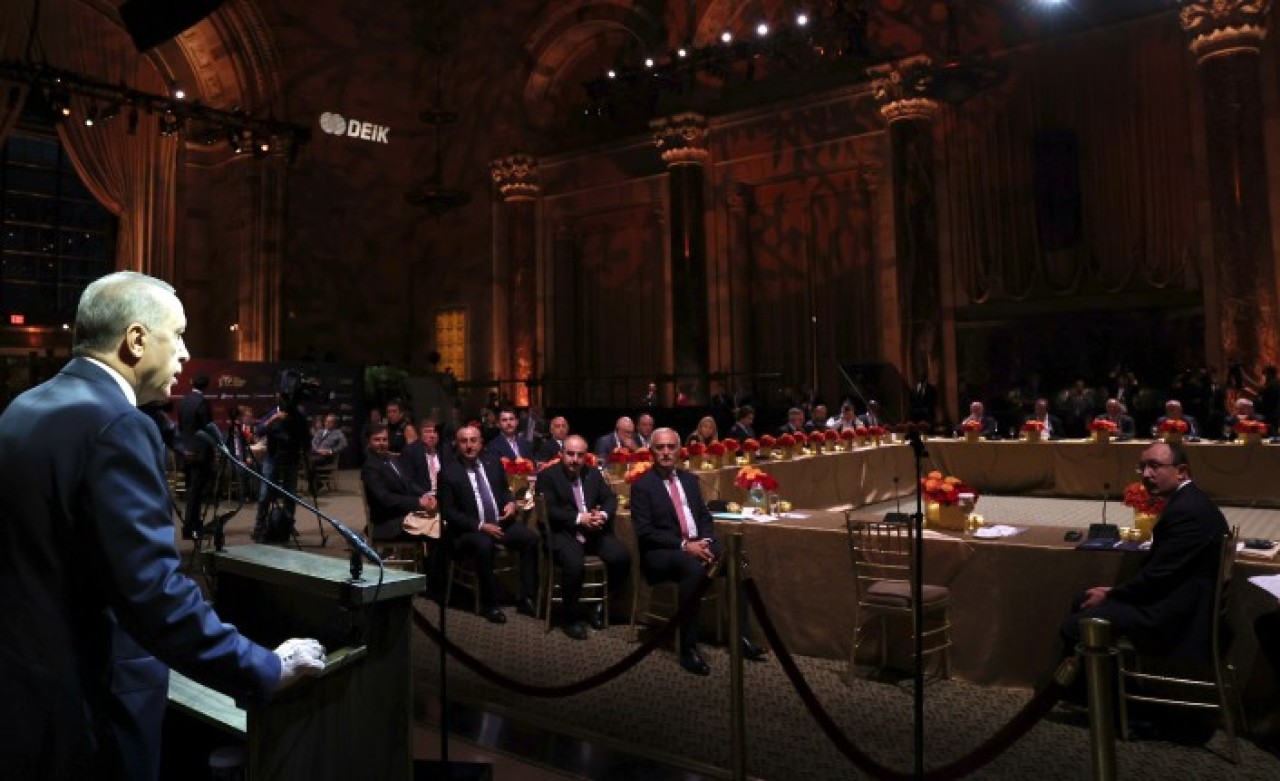 Cumhurbaşkanı Erdoğan,  ABD'li iş insanlarıyla buluştu: Çağrıda bulundu
