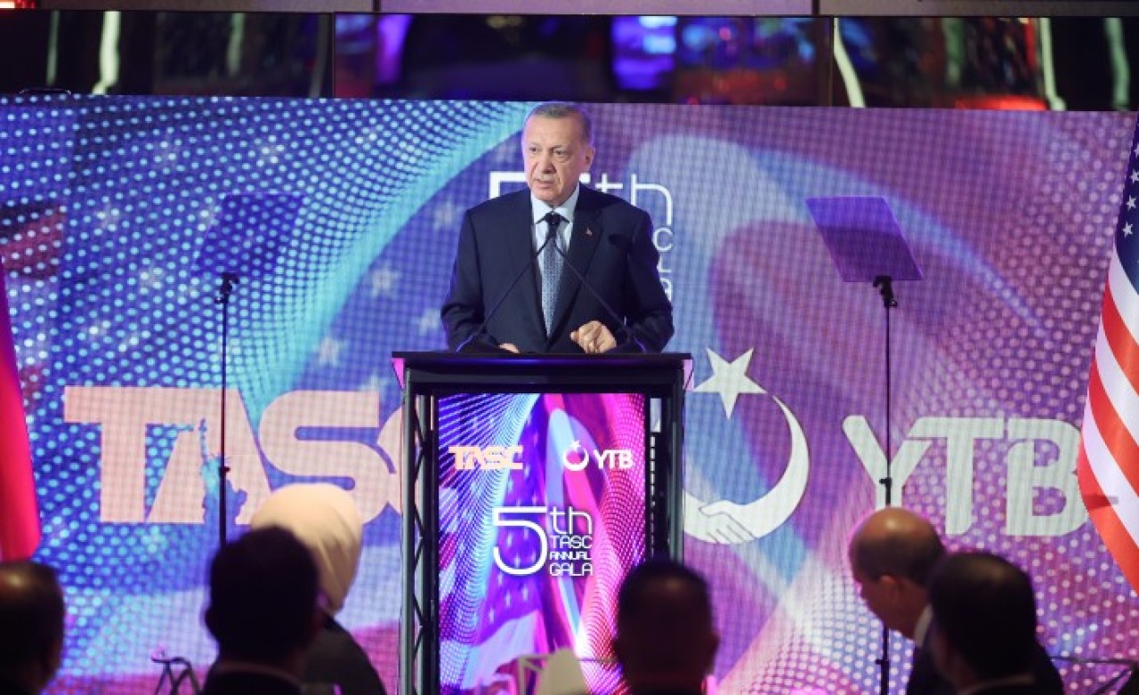 Cumhurbaşkanı Erdoğan'dan ABD'de ABD'ye flaş mesajlar