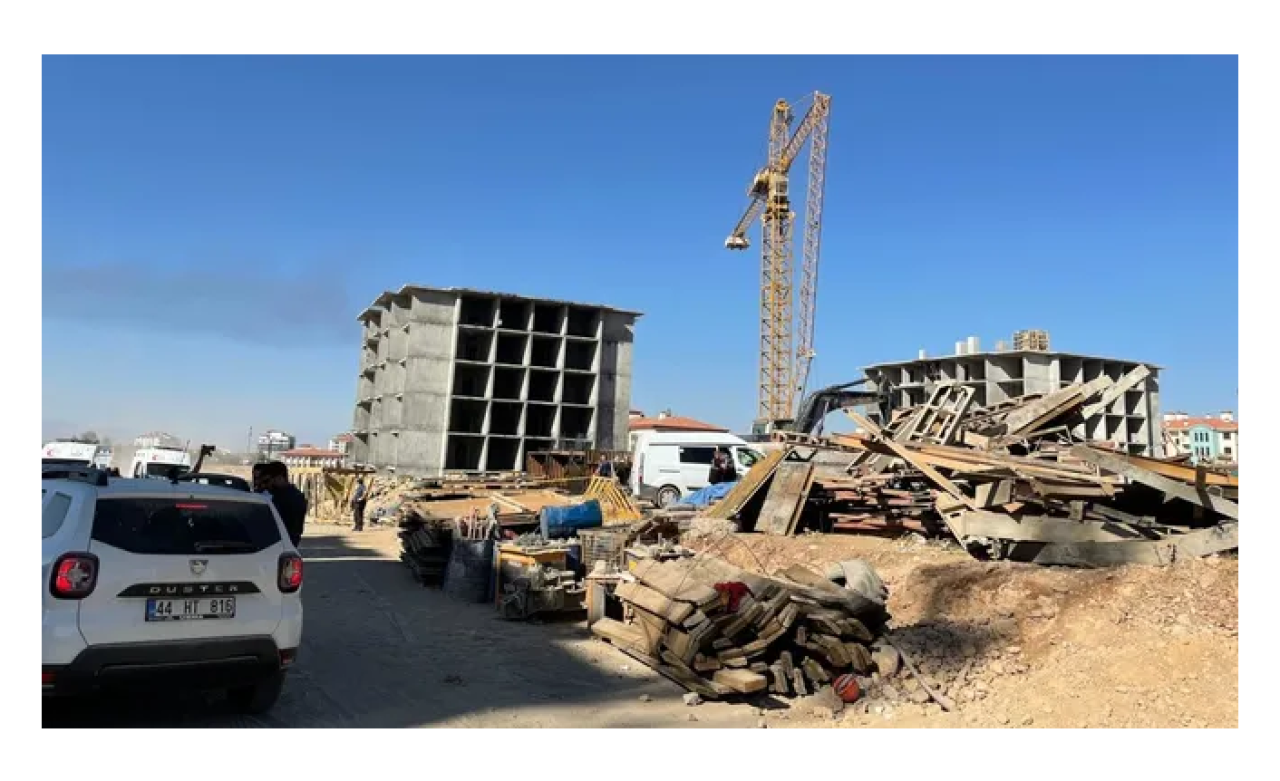 Malatya'da vinç devrildi: Fatih Kızılkaya,  Mesut Gündoğan ve Mehmet Yel öldü