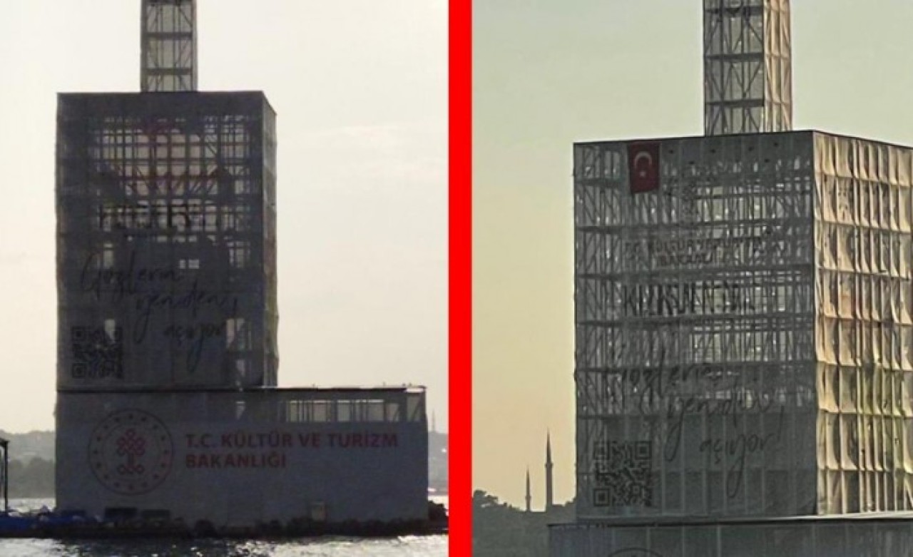 Kız Kulesi yıkıldı mı? İstanbul'un sembol yapısının son görüntüleri tartışma yarattı