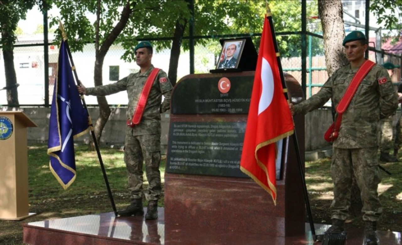 Kosova'da 1999'da şehit düşen Türk askeri anıldı