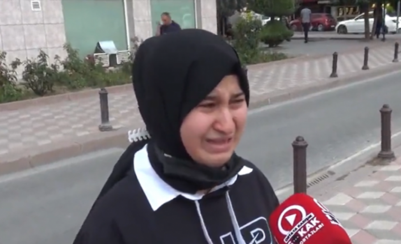 Sokak röportajında,  mont fiyatlarından bahsederken gözyaşlarına hakim olamayan genç kız gündeme oturdu