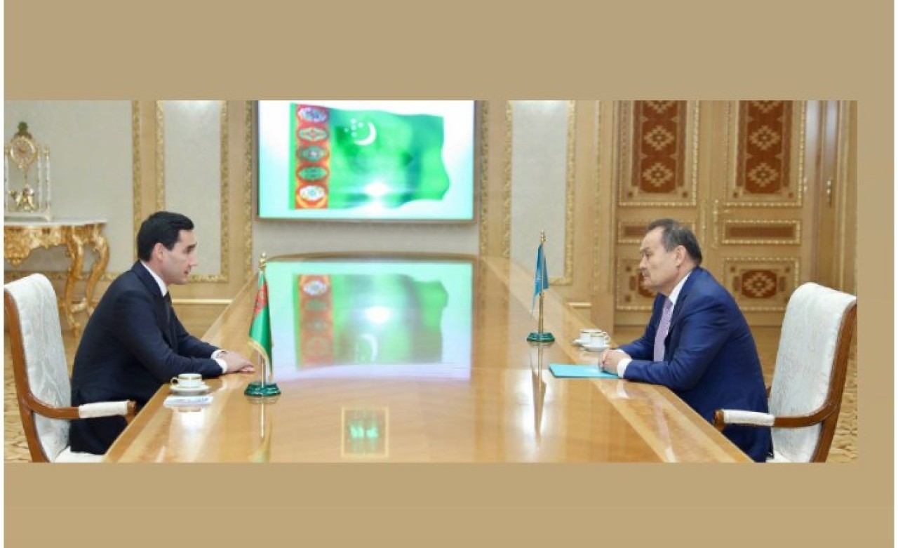TDT Genel Sekreteri Amreyev,  Türkmenistan Cumhurbaşkanı  tarafından kabul edildi