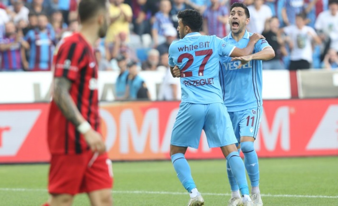 Trabzonspor-Gaziantep FK: Nefes kesen maçta müthiş geri dönüş