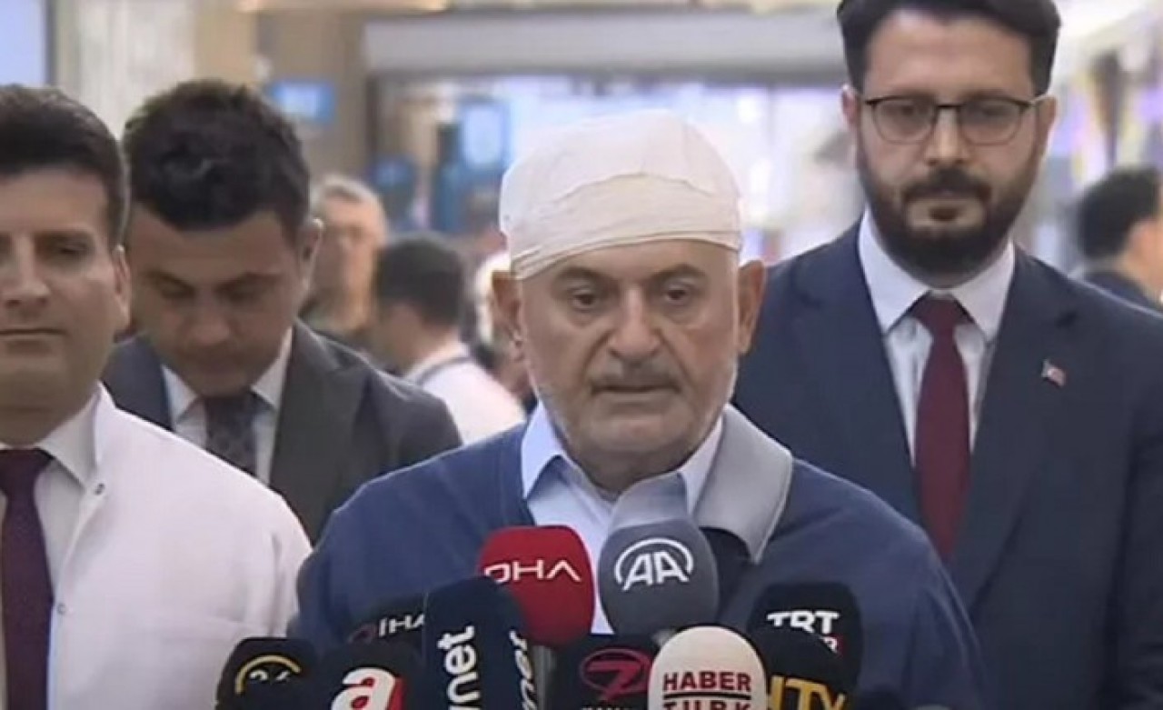 2 defa ameliyat olan Binali Yıldırım hastaneden böyle çıktı: Açıklama yaptı
