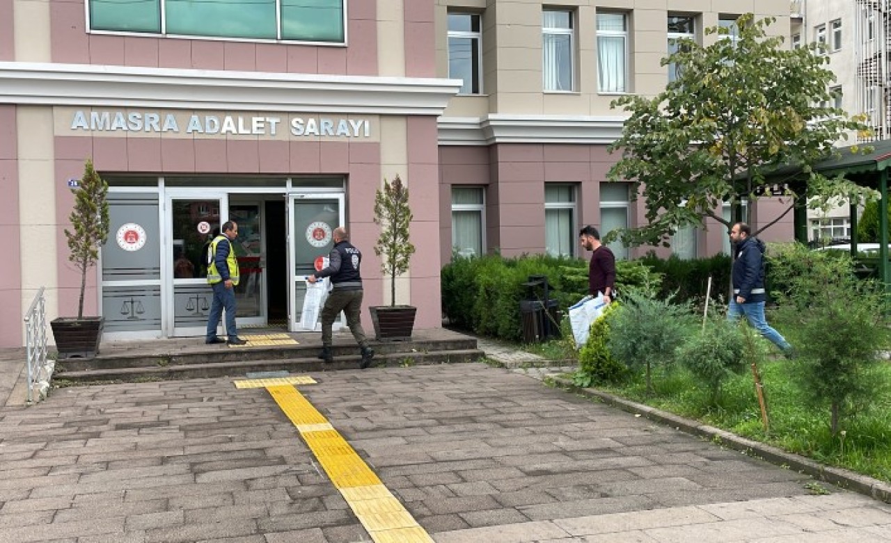 Amasra'da patlama yaşanan maden ocağında toplanan deliller adliyeye getirildi