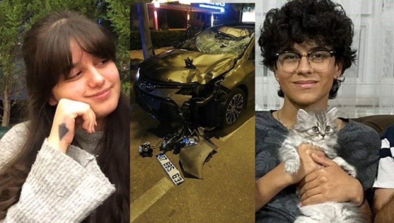 Antalya'da scooterdaki gençlere otomobil çarptı: Yağız Balcı ve Ada Kayahan öldü