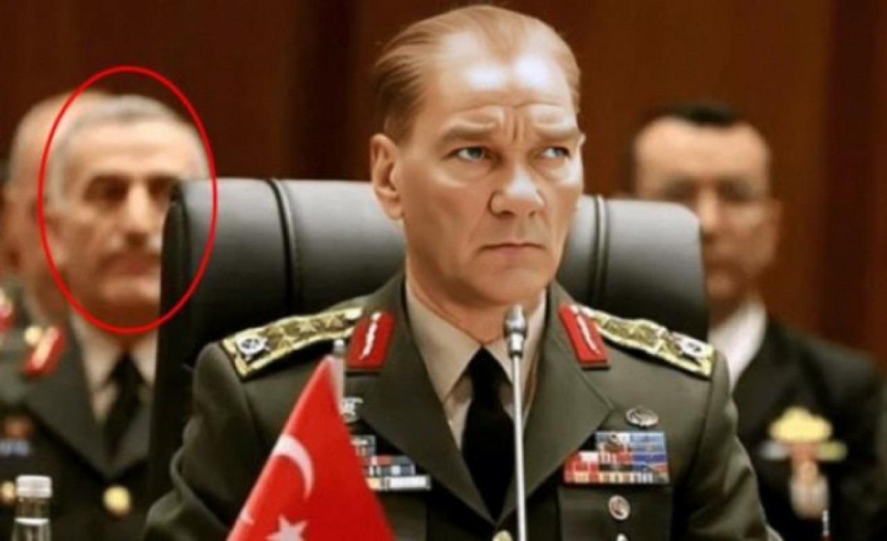 Atatürk'ün yapay zekayla yapılan ve gündem olan fotoğrafında yer alan ismin kimliği tepki çekti