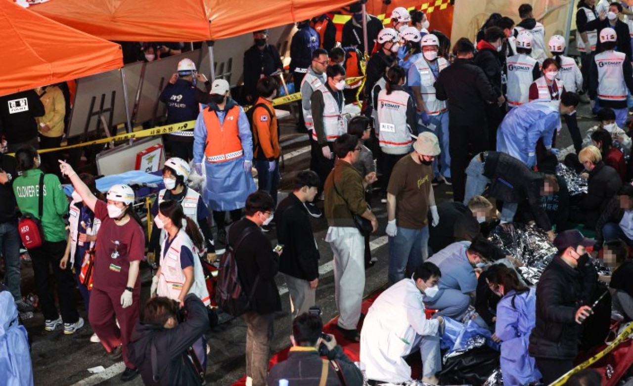 Güney Kore'de Cadılar Bayramı felaketi: 120 kişi öldü