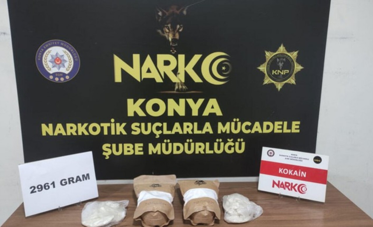 Konya'da otomobillerinde 3 kilo kokain ele geçirilen Tarım Erdem ile Serap Erdem tutuklandı