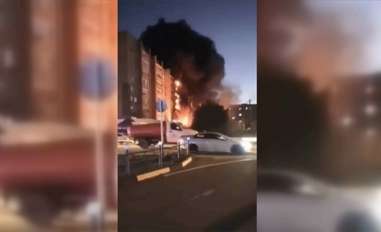 Rusya'nın savaş uçağı evlerin üstüne düştü