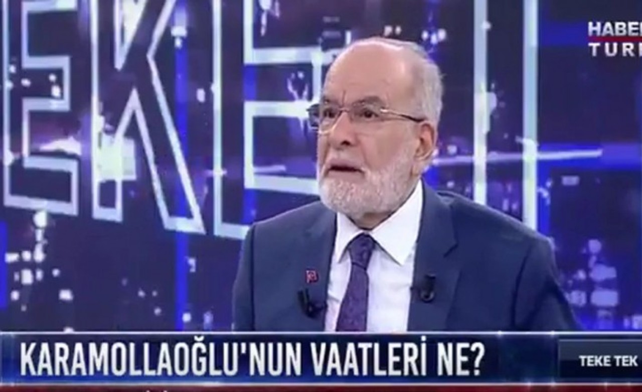 Temel Karamollaoğlu canlı yayında rezil oldu: Reklam arasından sonra kıvırdı