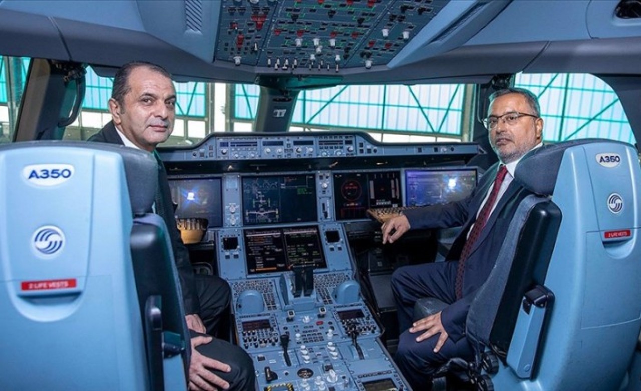 THY Teknik AŞ,  ilk Airbus A350-900 tipi uçağın üs bakımını tamamladı