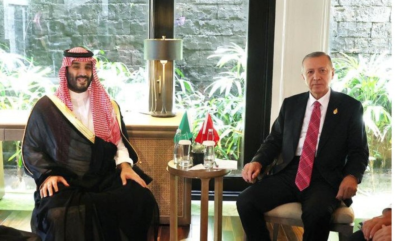 Cumhurbaşkanı Erdoğan,  Prens Selman ile görüştü