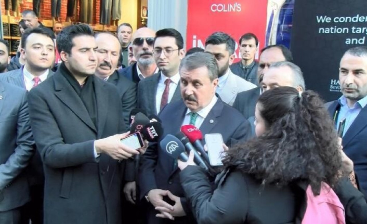 BBP Genel Başkanı Mustafa Destici terör saldırısı kurbanlarını andı