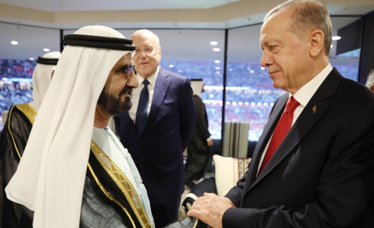 Cumhurbaşkanı Recep Tayyip Erdoğan FIFA Dünya Kupası resepsiyonunda