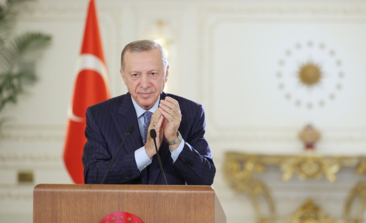 Cumhurbaşkanı Erdoğan'dan canlı yayında doğalgaz müjdesi