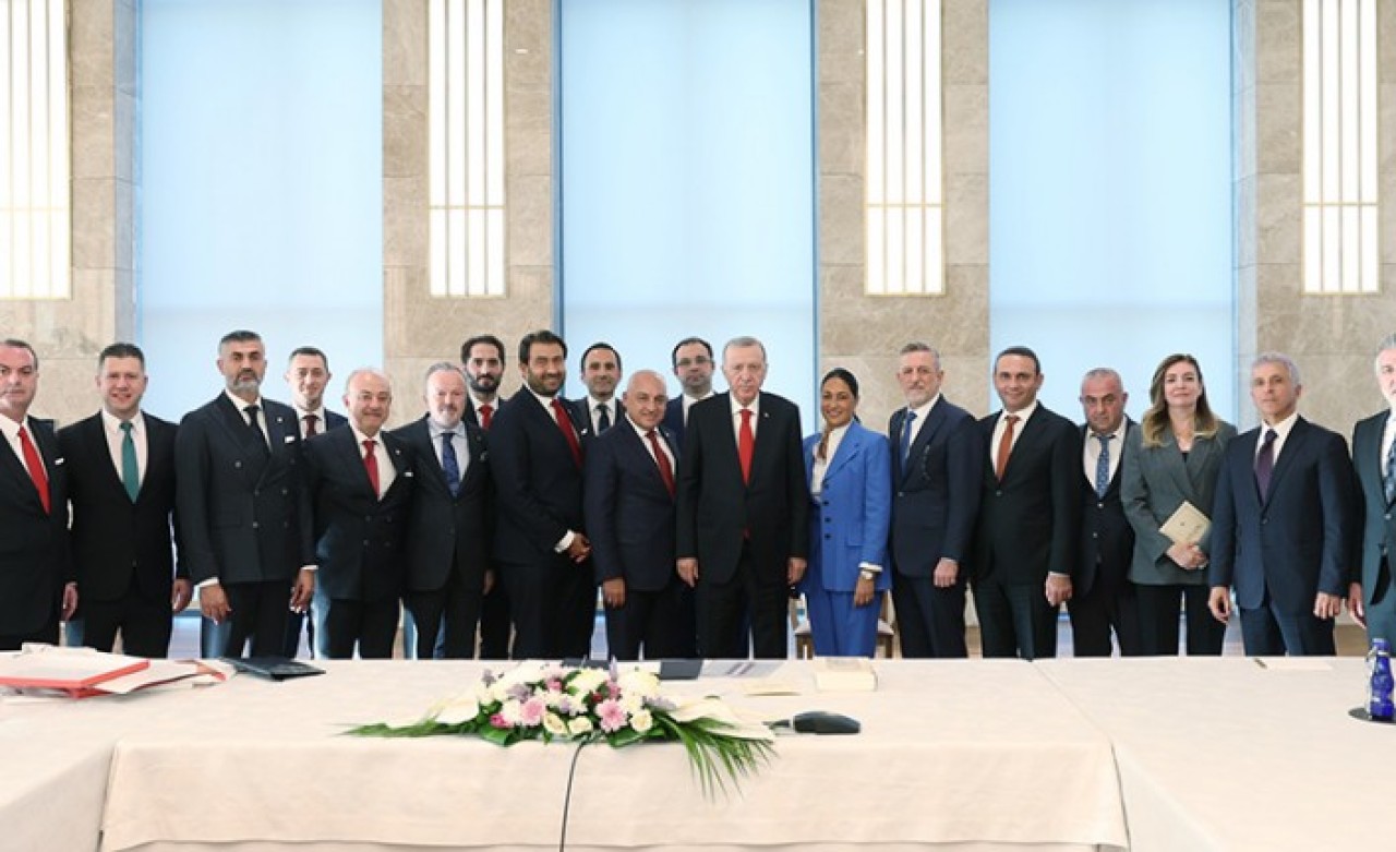 Cumhurbaşkanı Erdoğan TFF Başkanı'nı kabul etti: Her tünlü adımı atacağız
