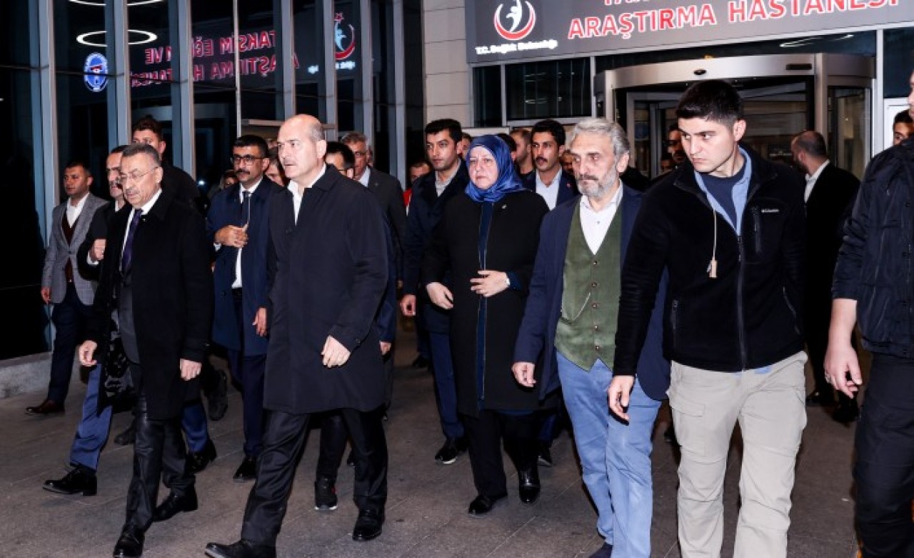 Cumhurbaşkanı Yardımcısı Oktay hastanede: Patlamada yaralı ve yoğun bakımda olan hasta sayısını açıkladı