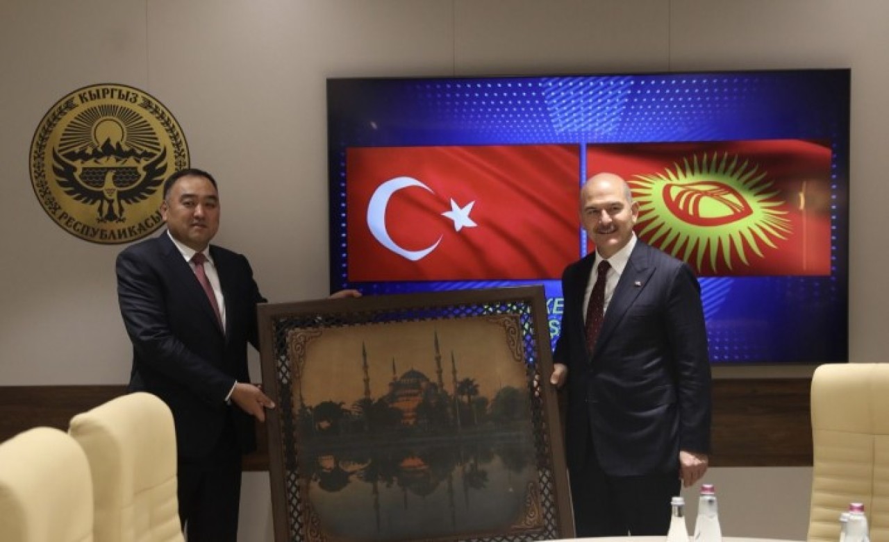 İçişleri Bakanı Soylu,  Kırgız mevkidaşı Niyazbekov ile görüştü