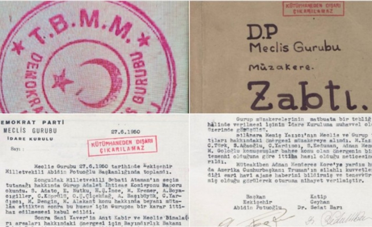 Meclis,  Demokrat Parti grup toplantı tutanaklarını erişime açtı