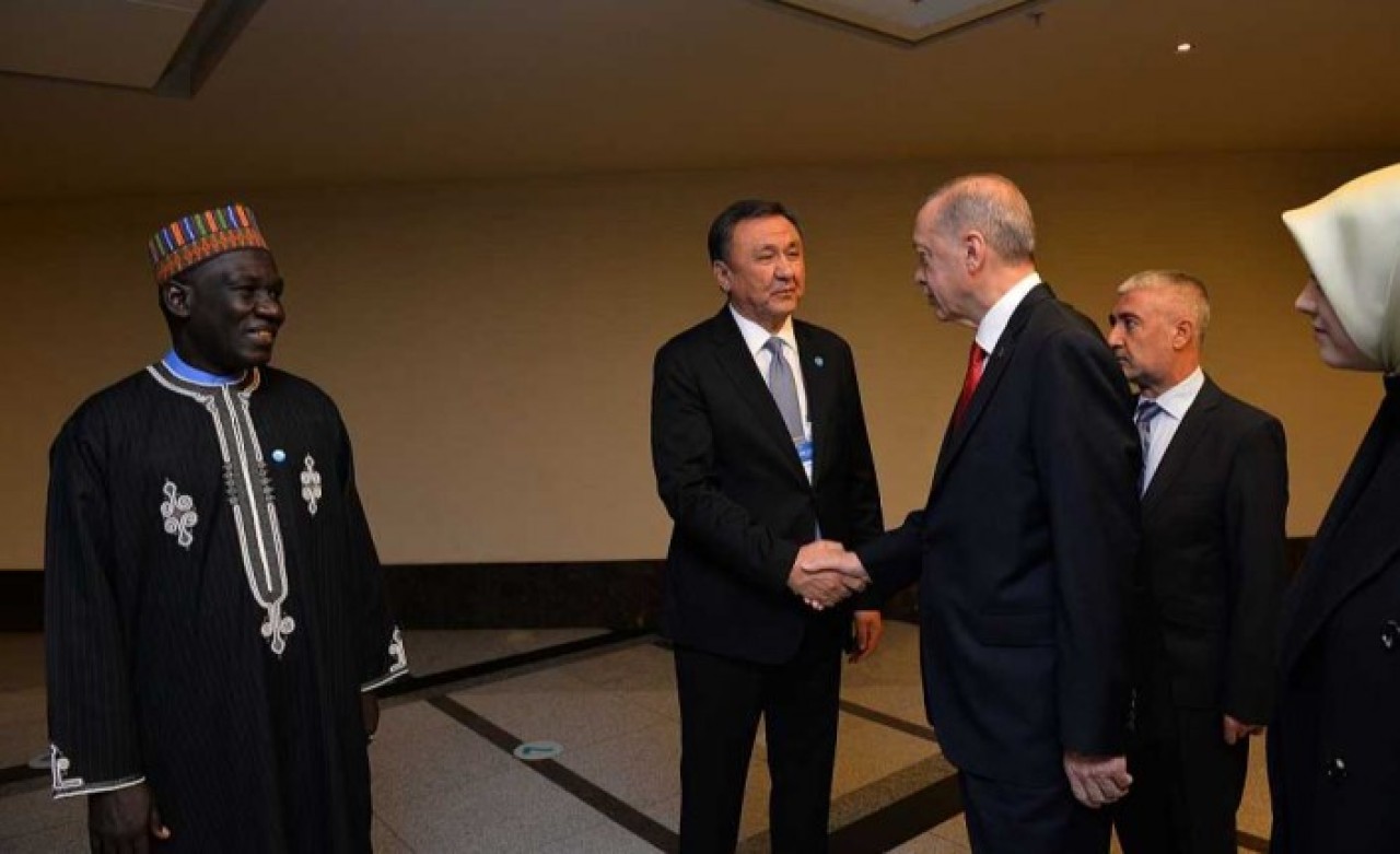 Türk Devletleri Teşkilatı Genel Sekreteri Ömüraliyev,  Erdoğanla görüştü