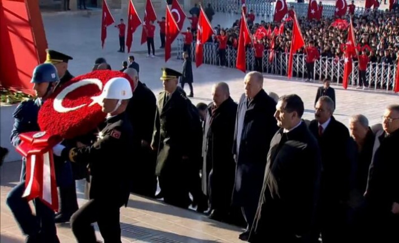 Atatürk için Anıtkabir'de devlet töreni düzenlendi