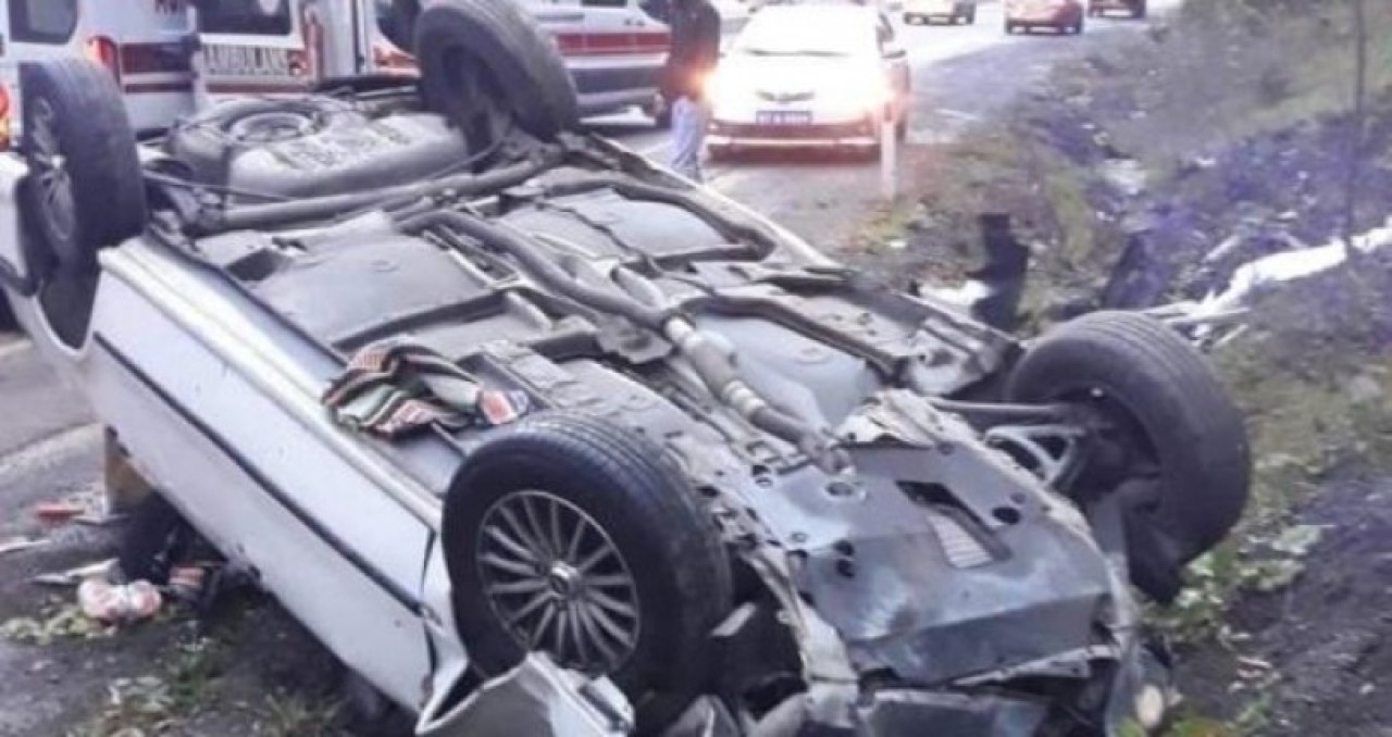 Zonguldak'ta kaza: Zehra Aydın öldü. Ayhan Aydın,  Umut Aydın,  Rümeysa Dizdar yaralı