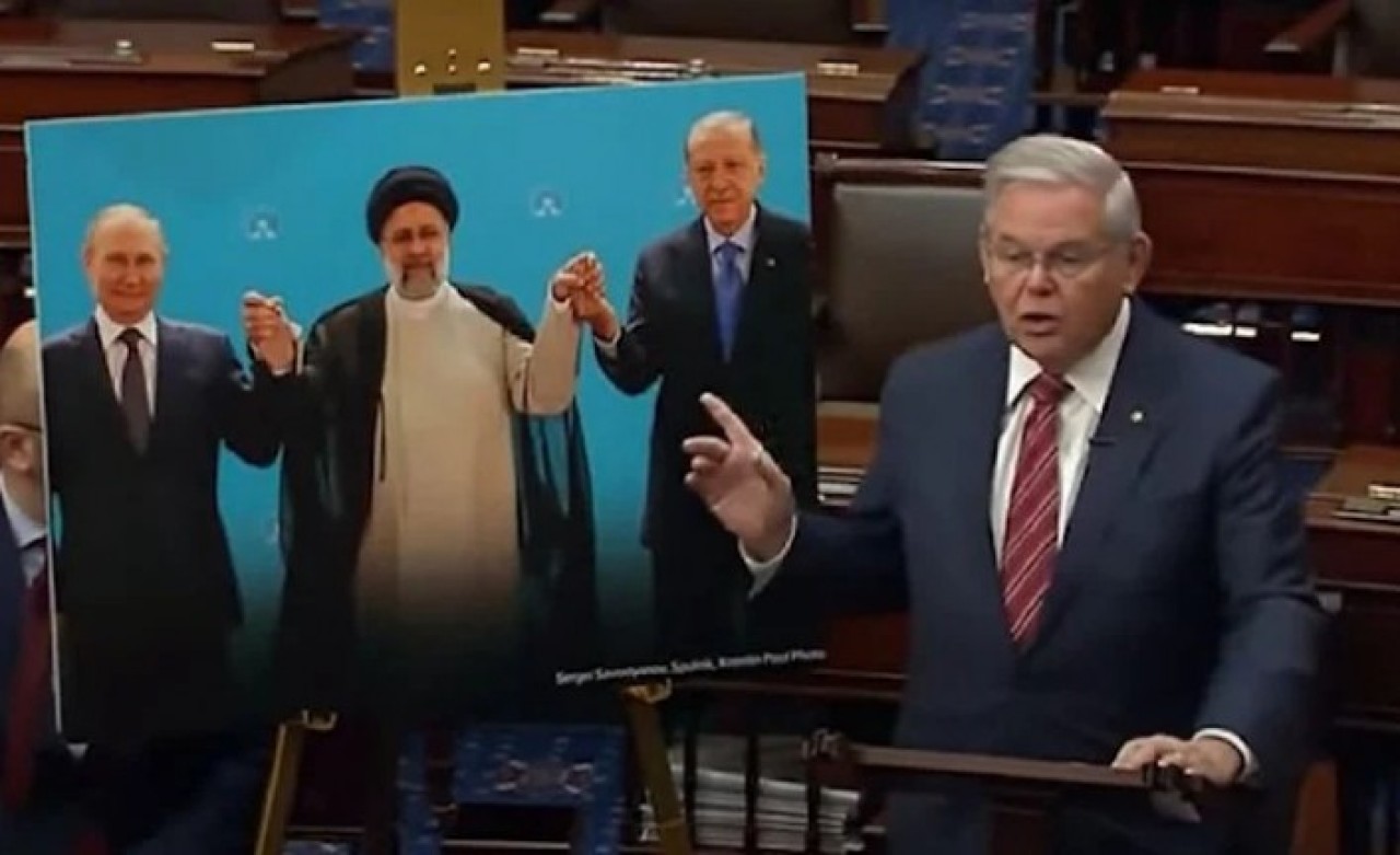 ABD'de flaş Türkiye çıkışı: Senatoda Erdoğan fotoğrafıyla sert sözler