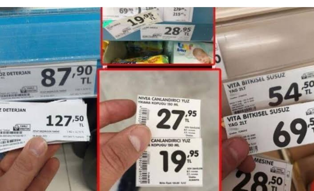 Asgari ücretteki artışı fırsat bilip etiketleri değiştirdiler! Zam yağmuru başladı