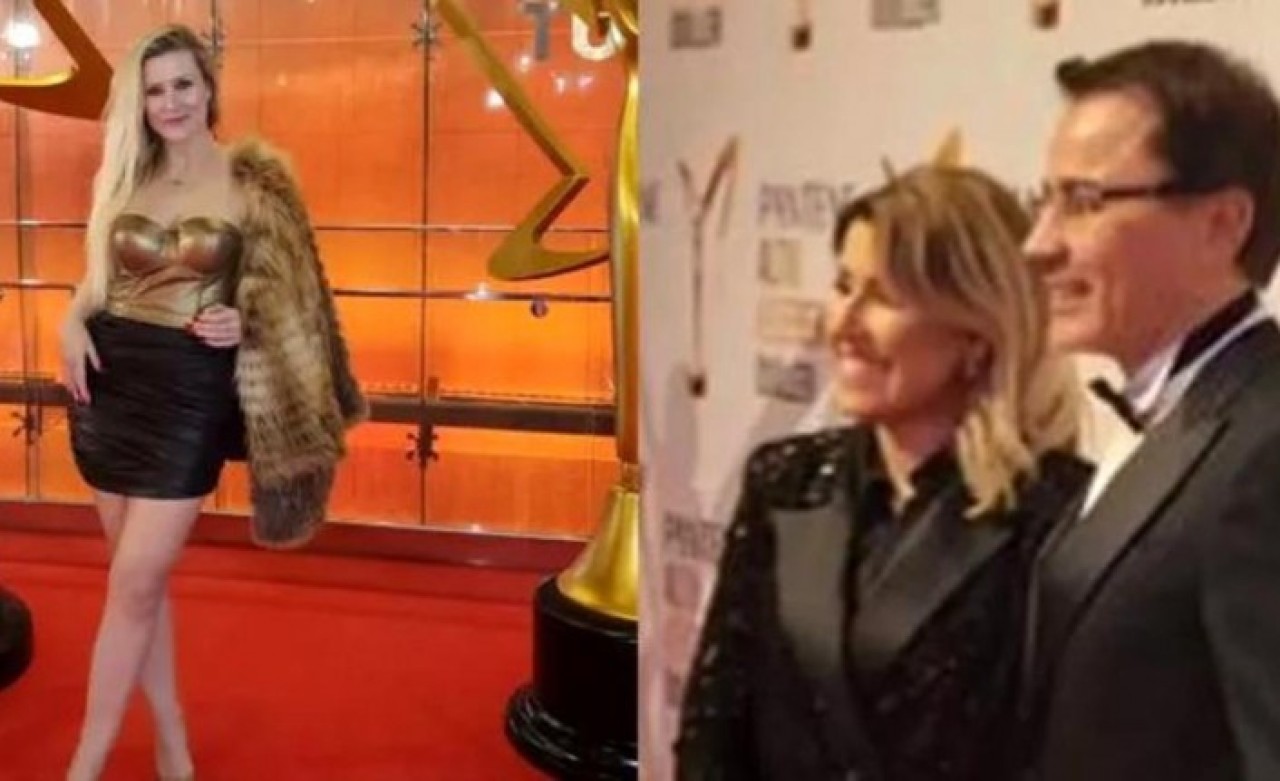 Doktor Ender Saraç ödül törenine başka bir kadınla katıldı,  eşi çılgına döndü