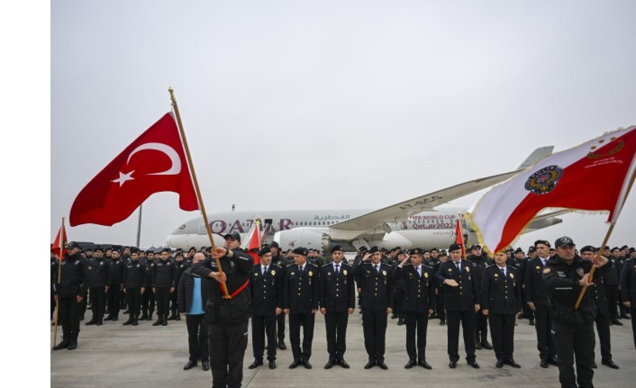 Dünya Kupası'nda görev yapan Türk Polis Görev Gücü yurda döndü