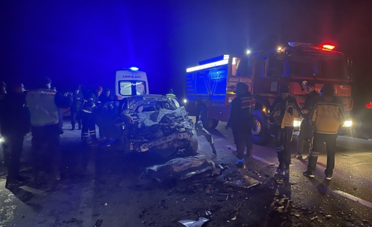 Aksaray'da kaza: Ali Osman Gezginç ve Nazmiye Gezginç öldü