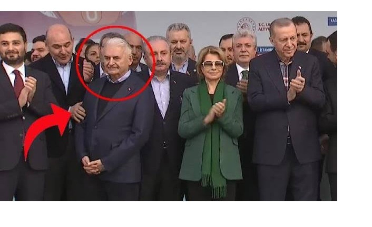 Bir görüntü,  iki detay! Binali Yıldırım küstü,  Bakan Soylu dürterek uyardı