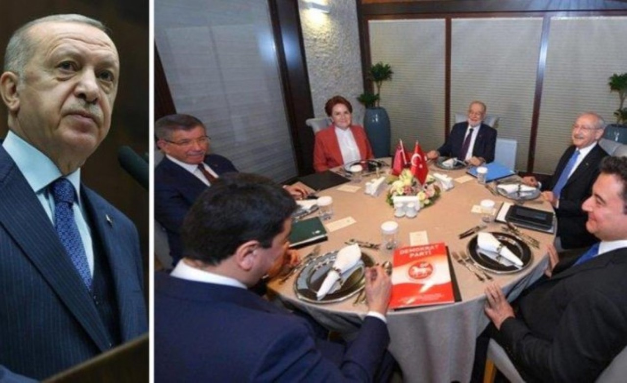 Cumhurbaşkanı Erdoğan'dan 6'lı masaya olay sözler: Güdük bir şahsiyeti aday olarak kabul ettirmeye çalışıyorlar