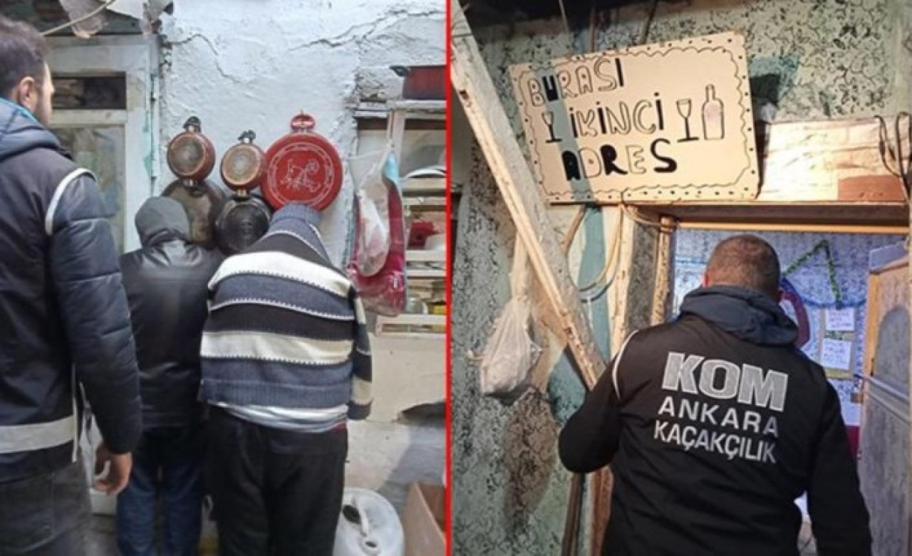 Gecekonduya operasyon düzenleyen ekipler içerideki manzarayı görünce şaşırıp kaldı