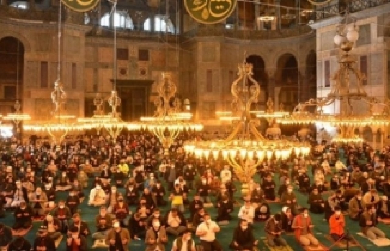 Ayasofya'da 87 yıl sonra bir ilk!