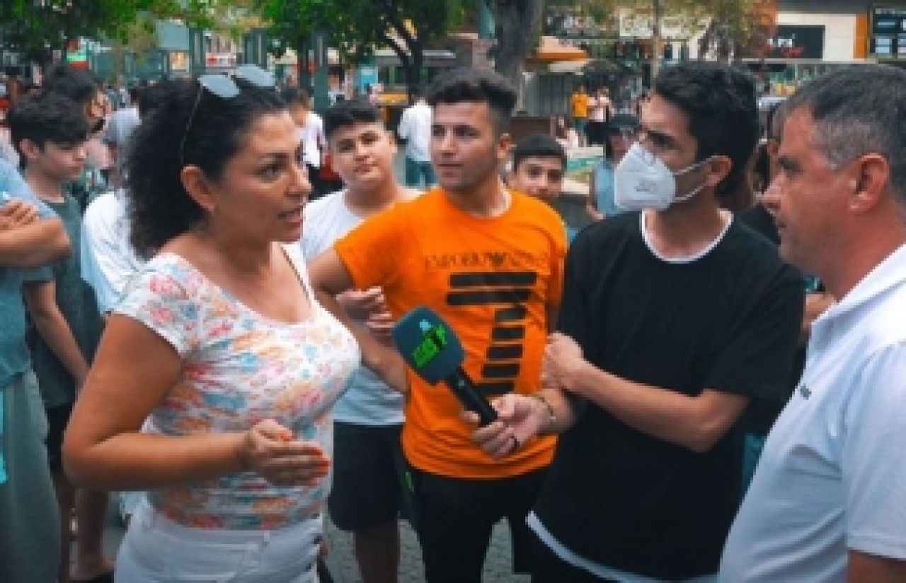 Sokak röportajında gaziye söylenen sözler sosyal medyada tepki topladı