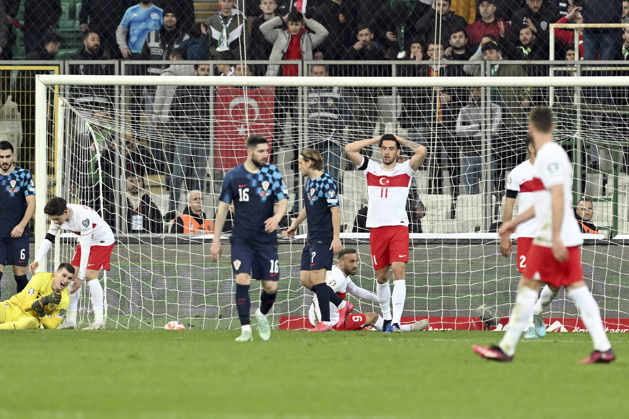 Hırvatistan'a Bursa'da yenildik. A milli hüsran takımı