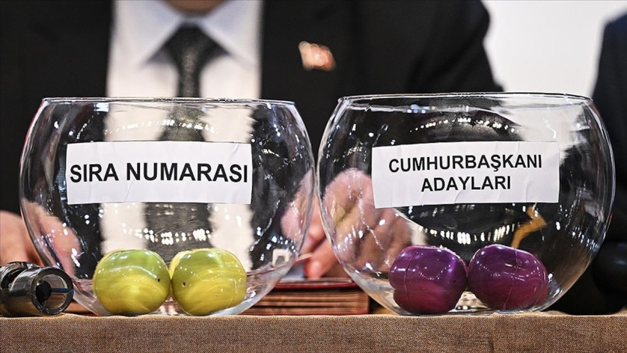 Cumhurbaşkanı adaylarının oy pusulasındaki yeri belli oldu. İlk sırada bakın kim var?