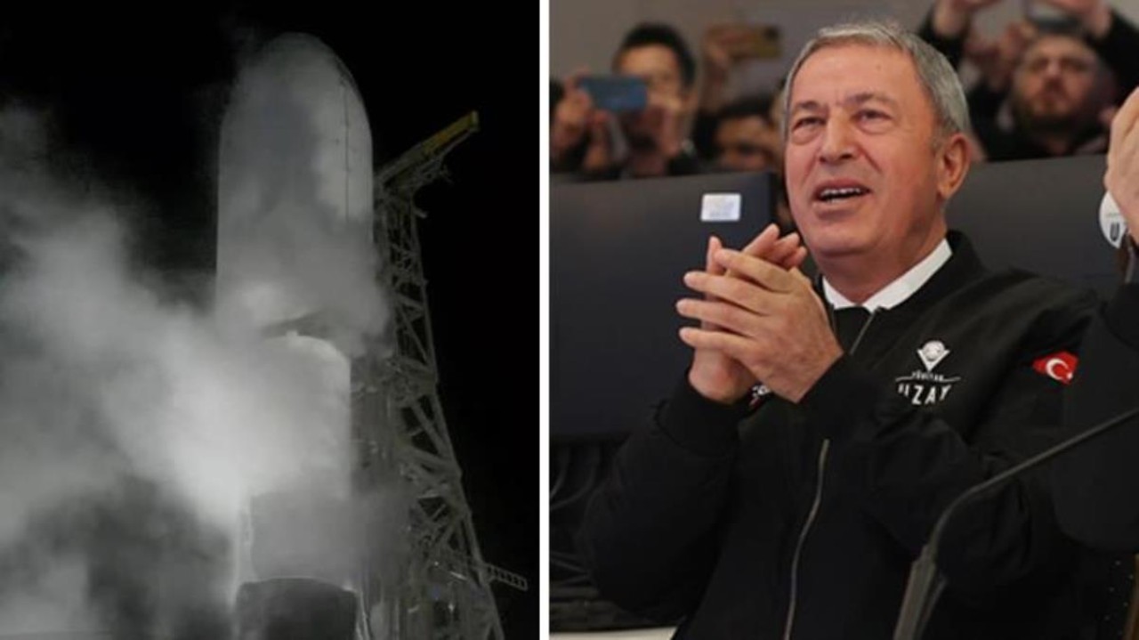 Yerli uydu İMECE uzaya fırlatıldı: Bakan Akar'ın mutluluğu sözlerine yansıdı