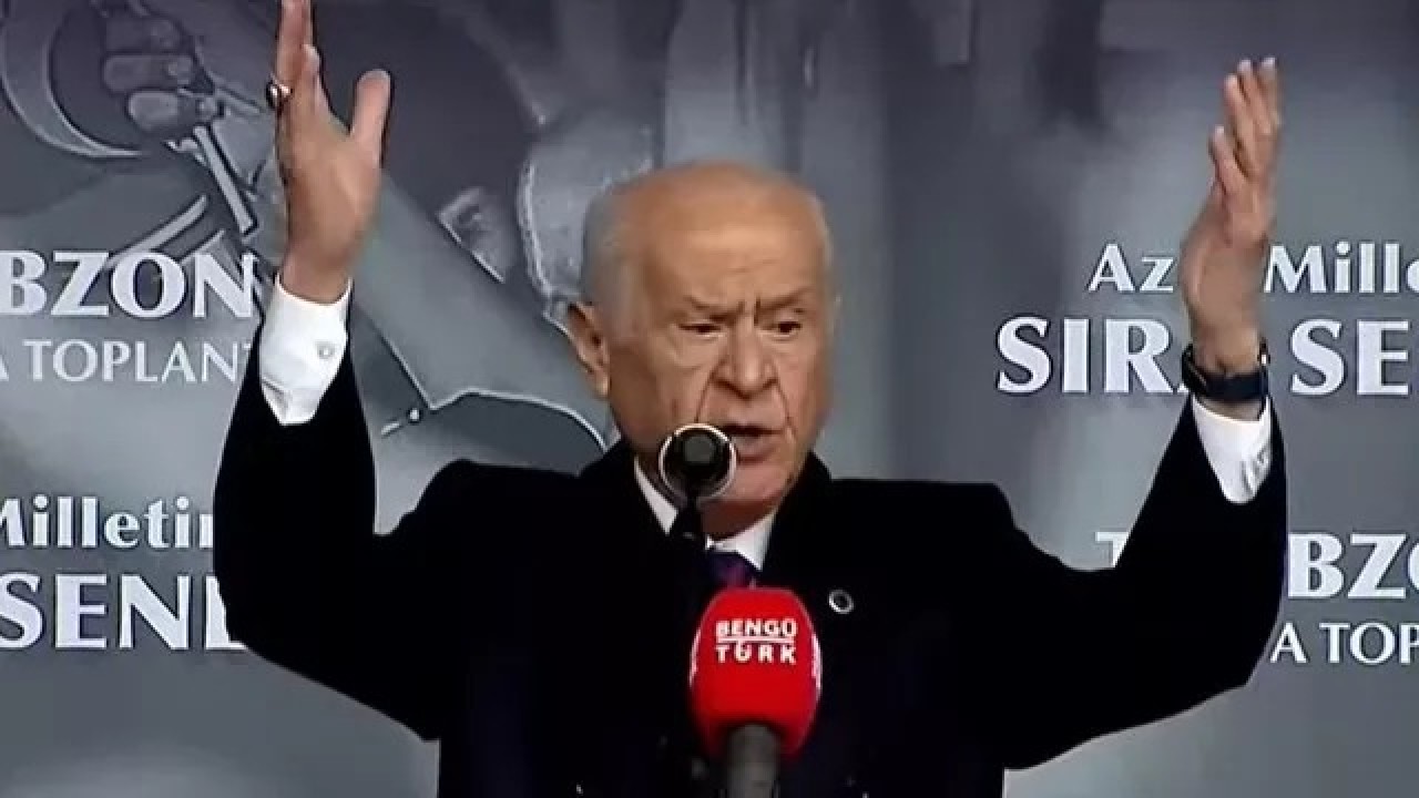 Bahçeli Trabzon'da konuştu. İmamoğlu ile ilgili ağır iddialar