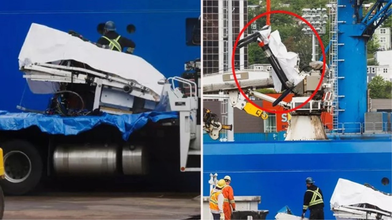 Titan denizaltısının karaya çıkarılan parçalarında bakın ne bulundu!